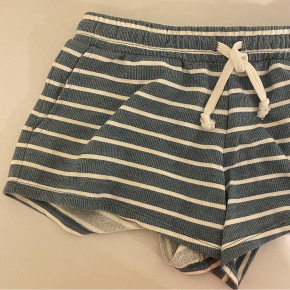 Chaser Medium Blue White Striped Shorts - Picture 7 of 12